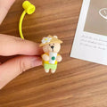 Axyaa Silicone Straw Cover: Cartoon Food Grade Dust-proof Heat-resistant Cap