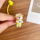 Axyaa Silicone Straw Cover: Cartoon Food Grade Dust-proof Heat-resistant Cap