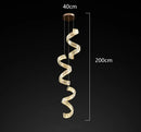 Axyaa Crystal Pendant Chandelier: Modern LED Ceiling Light for Living Room