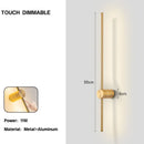Axyaa 360° Rotatable LED Wall Sconce, Touch Dimmable & Adjustable Brightness