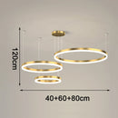 Axyaa LED Chandeliers | Modern Dining Room Pendant Light | Indoor Ceiling Lamp