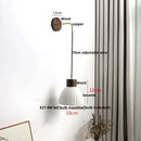 Axyaa White Ceramic LED Wall Lamp with Pull Chain Switch