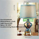 Axyaa Retro Table Lamp for Luxe Living Room, Hotel Bedroom LED Desk Light