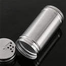 Axyaa Stainless Steel Seasoning Jar for Outdoor Barbecue, Condiment Holder with Toothpick Slot