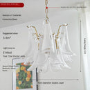 Axyaa Cloud Glass French Retro Chandelier for Elegant Spaces