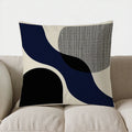 Geometric Pattern Decorative Throw Pillow Cover by Axyaa