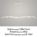 Axyaa LED Ceiling Chandelier Modern Minimalist Indoor Hanging Light Dining Room Bedroom