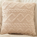 Axyaa Pink Velvet Geometric Cushion Cover 45*45cm for Home Living Room