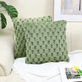 Axyaa Winter Plush Cushion Cover - Sofa Bed Room Decor Pillowcase