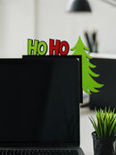 Axyaa Christmas Tree Corner Decor, Green & Red Wall Ornament, Festive Home & Office Decoration