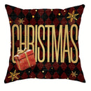 Axyaa Christmas Pillowcase: Santa Claus Snowman Design for Home Sofa Decoration