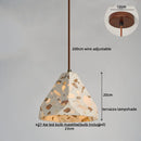 Axyaa Terrazzo LED Pendant Lights: Japanese Style for Corridor Bedroom Living Room