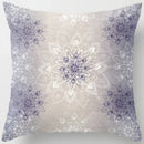 Axyaa Floral Landscape Square Pillowcase