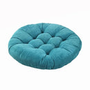 Axyaa Round Tufted Corduroy Floor Cushion for Meditation and Sitting