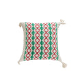 Axyaa Christmas Embroidery Cotton Linen Throw Pillowcase Geometric Cushion Covers