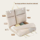 Axyaa Travel Makeup & Skincare Organizer Hanging Bag with Zipper Compartment