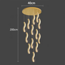 Axyaa Crystal Chandelier Pendant Light for Living and Dining Room Lighting