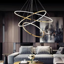Axyaa Modern Living Room Chandeliers Indoor Ceiling Lamp LED Hanging Lights
