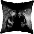 Wild Animals Lions Tigers Cushion Cover - Axyaa Luxury Home Decor