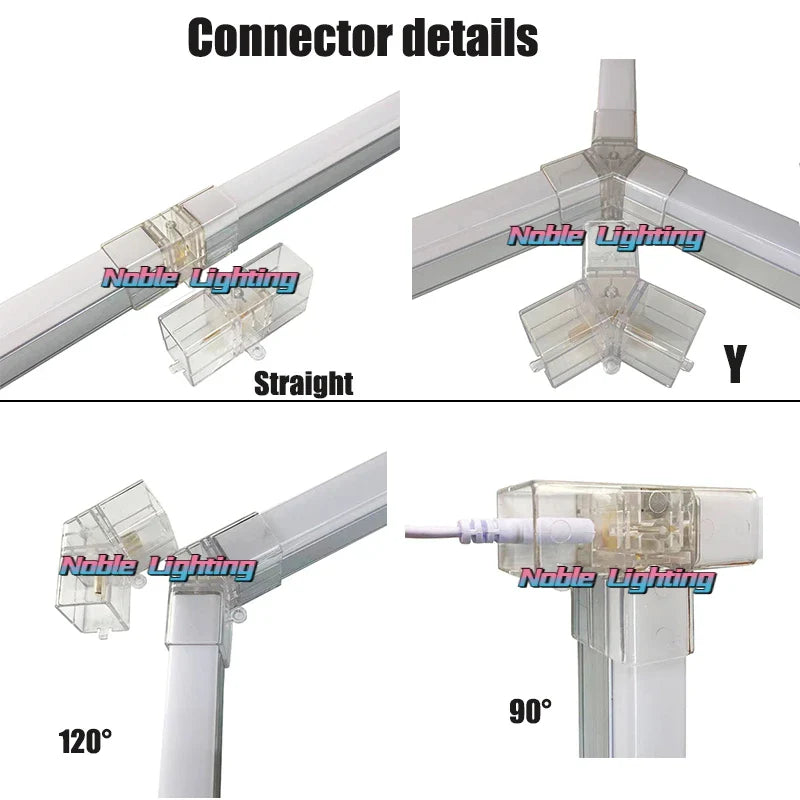 Axyaa 6-Sided LED Garage Light for Car Repair & Detailing Station