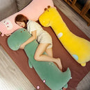 Axyaa Cartoon Animal Side Sleep Body Pillow: Soft Cozy Throw Pillow Ideal Girlfriend Gift
