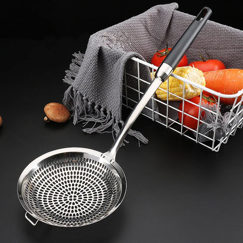 Axyaa Stainless Steel Water Colander Food Strainer Sieve - Kitchen Gadget