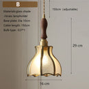 Modern Luxury Axyaa Brass & Glass LED Chandelier for Home Restaurant Living Room