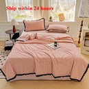 Axyaa Hepburn Wind Lace Summer Quilt | Wrinkled Yarn Xia Liang Quilt | Kapok Fill