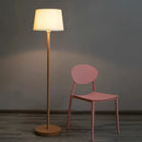 Axyaa Wooden Floor Lamps LED Lighting for Living Room Bedroom - Simple Solid Design
