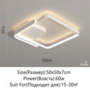 Axyaa Modern LED Ceiling Light for Living Dining Bedroom Study - Indoor Decorative Lighting Fixtures