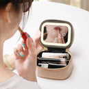 Axyaa LED Makeup Bag with Compact Touch Screen Mirror