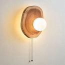 Axyaa Wood Style Vintage Wall Light for Bedhead, Living, Dining Room