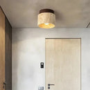 Axyaa Travertine Stone Ceiling Light EC27 Fixture for Bedroom Hallway Staircase