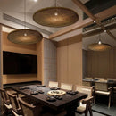 Axyaa Bamboo Handmade Pendant Light - Retro Wabi Sabi Style for Restaurant, Hotel, Tea Room