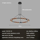 Axyaa Stainless Steel Pendant Chandelier for Modern Luxury Living Room Decor