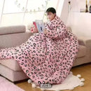 Axyaa Cozy Sleeved Quilted Pillow Blanket: Fashionable & Comfortable Dual-Purpose Bedding
