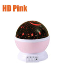 Axyaa Starry Night Light Projector 360° Rotation 12 Color Changing LED USB Lamp