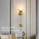 Axyaa LED Marble Indoor Wall Lamp for Living Room Bedroom Decor