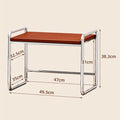 Axyaa Expandable Microwave Organizer Shelf for Kitchen Countertop