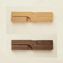 Axyaa Minimal Wood X-Type Pot Mat, Easy to Clean Insulation Mat