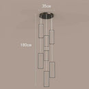 Axyaa Nordic Stair Chandelier Ceiling Light for Living and Dining Room