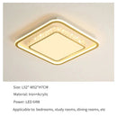 Axyaa Crystal LED Ceiling Light Remote Control Dimmable Modern Bedroom Lamp