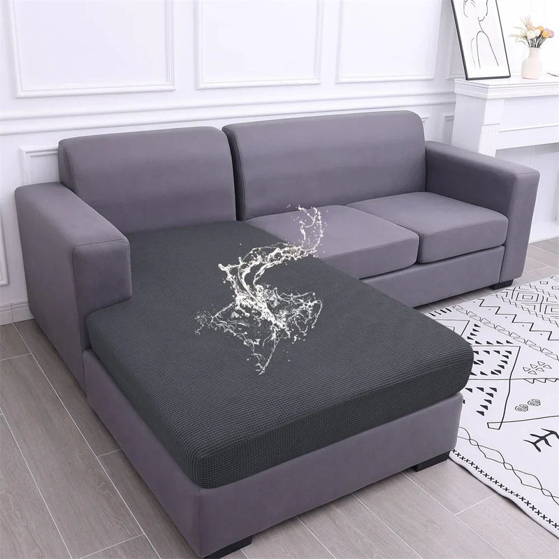 Axyaa Stretch Sofa Seat Cushion Covers - Washable Fabric Slipcover for Living Room