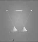 Axyaa Black Iron Pendant Lamps for Modern Indoor Lighting Fixture