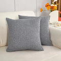 Fluffy Nordic Style Sofa Pillow Cover by Axyaa