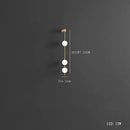 Axyaa LED Magic Bean Brass Ball Chandelier for Modern Living Room & Bar Counter