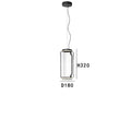 Axyaa Nordic Glass LED Pendant Chandelier for Interior Lighting