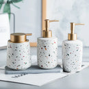Axya Terrazzo Pattern Handwashing Fluid Bottle for Bathroom Supplies