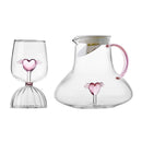 Axyaa Nordic Glass Pitcher, Trendy & Stylish, Large Capacity, Heat-resistant, Thickened Glass