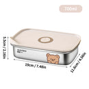 Axyaa Stainless Steel Food Container: Large Capacity, Oven & Induction Cooker Safe